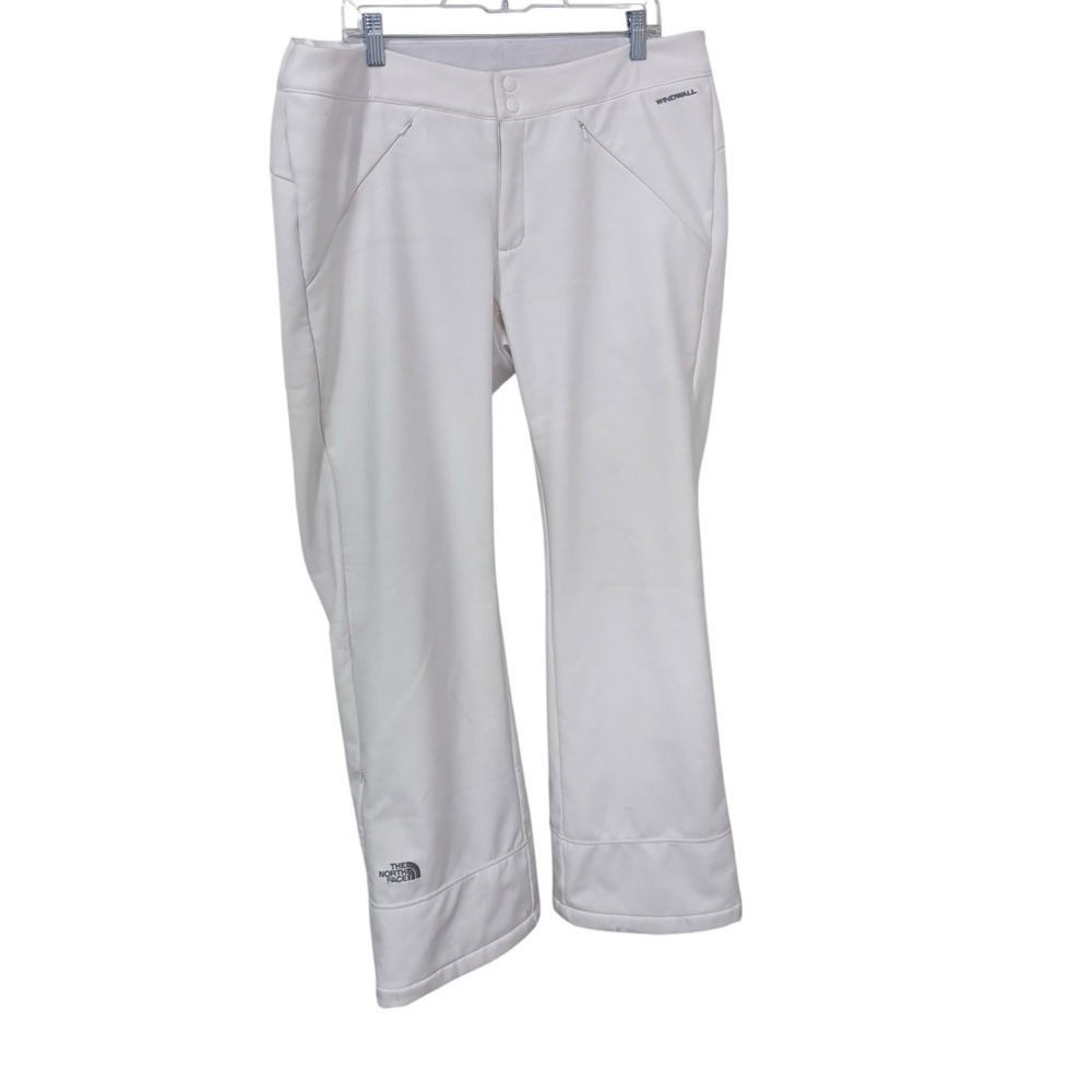 The North Face windfall soft shell White Athletic ski snowboard wideleg Pants XL